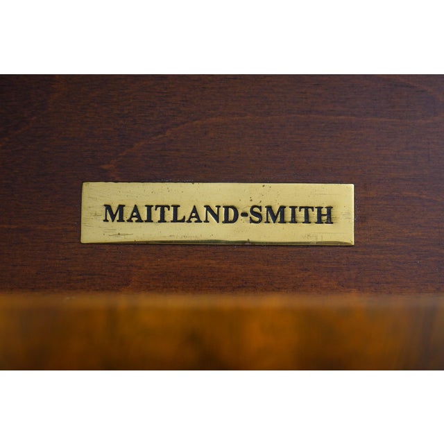Maitland Smith Neoclassical Mahogany Credenza For Sale - Image 16 of 17