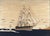 Mid 19th Century Sailor's Woolwork of Royal Navy Second Rate Battleship Coming Into Port For Sale - Image 5 of 11
