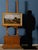 Ettore Cumbo Borgia, Landscape of the Roman Countryside, 19th century, Oil Painting on Canvas For Sale - Image 3 of 8