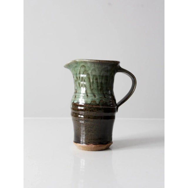 Vintage Studio Pottery Pitcher For Sale - Image 4 of 13