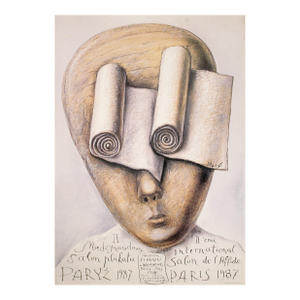 1994 Original Polish Poster, Deuxieme International Salon De l'Affiche Paris 1987 (The 100 Best Posters Collection)