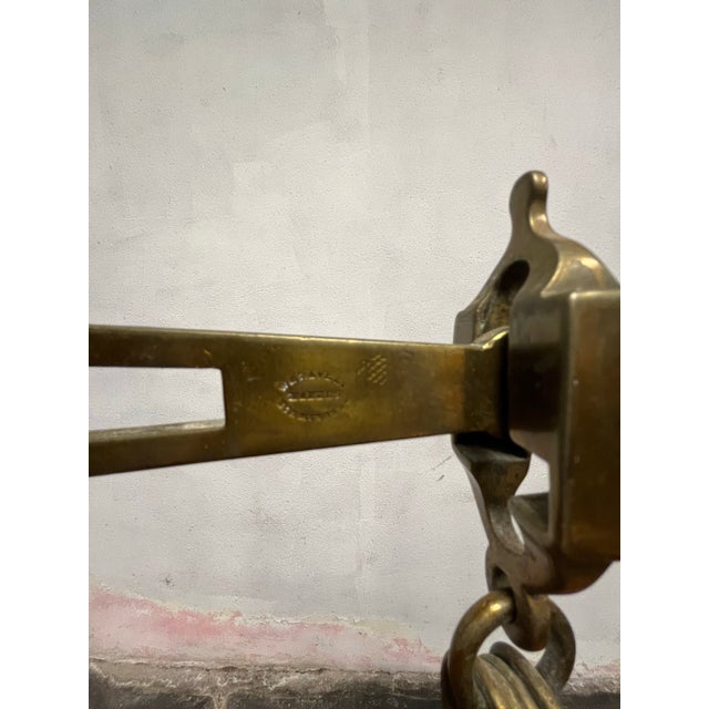 Vintage W.& T. Avery Brass/ Cast Iron Beam Scale For Sale In New York - Image 6 of 12
