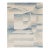 8x10 Abstract Azure & Sand Modern Hand-Loomed Wool & Nylon Area Rug For Sale