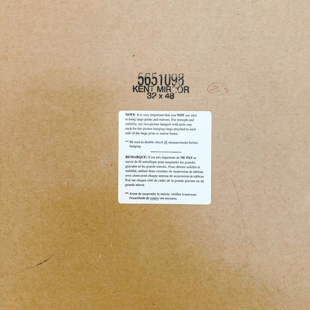 Gold Large Vintage Rococo Style Gold & Silver Grey Shield Wall Mirror For Sale - Image 8 of 8