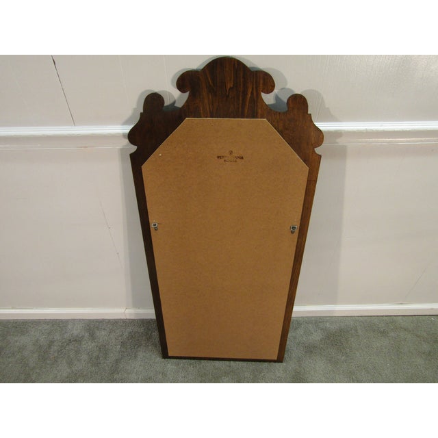 Pennsylvania House Solid Cherry Chippendale Style Mirror For Sale - Image 6 of 7