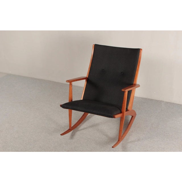 Danish Teak Rocking Chair, 1950s For Sale - Image 10 of 18