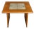 MCM Scandinavian Modern Side or End Table Teak With Tile Insert by Gangso Mobler For Sale