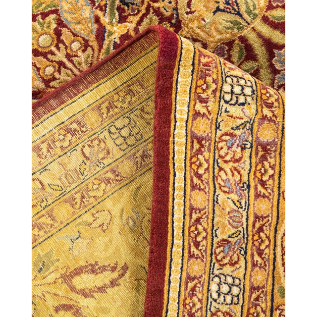 Mogul, One-of-a-Kind Hand-Knotted Area Rug - Red, 9' 10" x 11' 3" For Sale In New York - Image 6 of 8