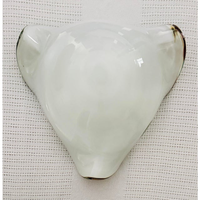 Mid-Century Modern Large 1950s Avem Murano "Bizantino" Tutti Frutti Glass Bowl With Silver Leaf For Sale - Image 3 of 8