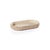Textile Reggio Loom Oval Raffia Tray with Leather Trim, Small For Sale - Image 7 of 7