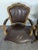 Louis XV Leather Armchairs, Set of 4 For Sale - Image 4 of 7