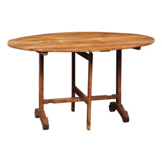 French Wine Tasting Table, Early 20th C. For Sale