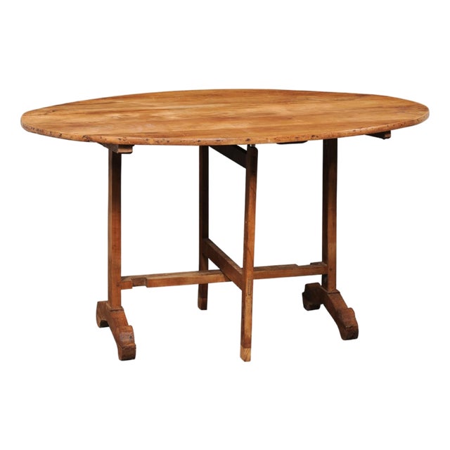 French Wine Tasting Table, Early 20th C. For Sale
