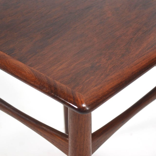 Arne Hovmand-Olsen Rosewood Side Table For Sale In Chicago - Image 6 of 11