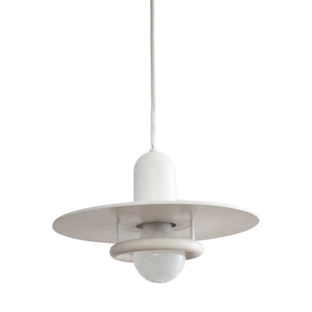 Small Danish Scandinavian Pendant Lamp attributed to Fog & Morup, 1970s For Sale