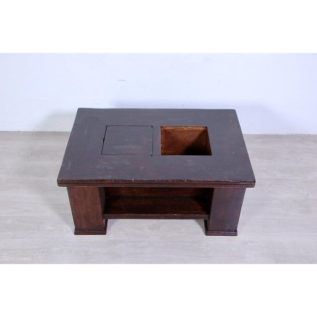 Rustic Vintage Wooden Coffee Table, 1950s For Sale - Image 3 of 18