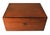 Black Victorian Military Campaign Burr Walnut Writing Slope Tooled Leather Skiver, Set of 4 For Sale - Image 8 of 15