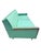 Mid-Century Modern Turquoise & Walnut Love Seat For Sale In Philadelphia - Image 6 of 8