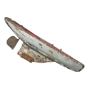 Authentic Antique Rustic Model Sailboat Good Quality Hand Made. Actual Pond Boat 1920 Nautical Decor