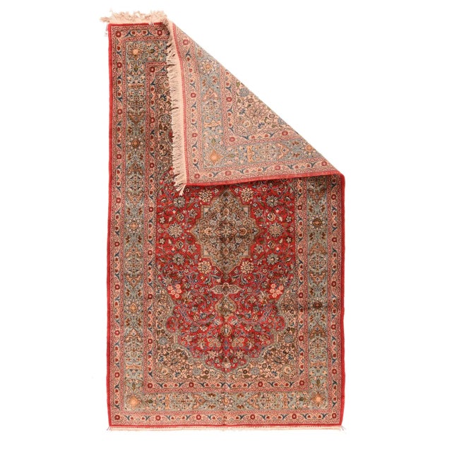 Qom rugs (or Qum, Ghom, Ghum) are made in the Qom Province of Iran, around 100 km south of Tehran. Although rug weaving in...