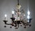 Brass and Porcelain 5-Light Chandelier by Peris Andreu, 1940s For Sale - Image 13 of 16