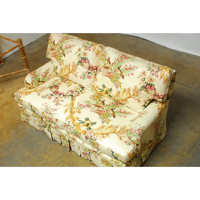 Brunschwig & Fils French Upholstered Toile Sofa Chairish