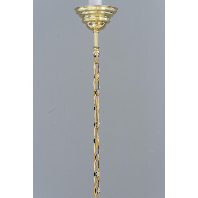Art Deco Pendant with Original Antique Glass, Vienna, 1920s For Sale - Image 12 of 16