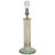 Tall Glass and Brass Column Table Lamp For Sale - Image 14 of 14