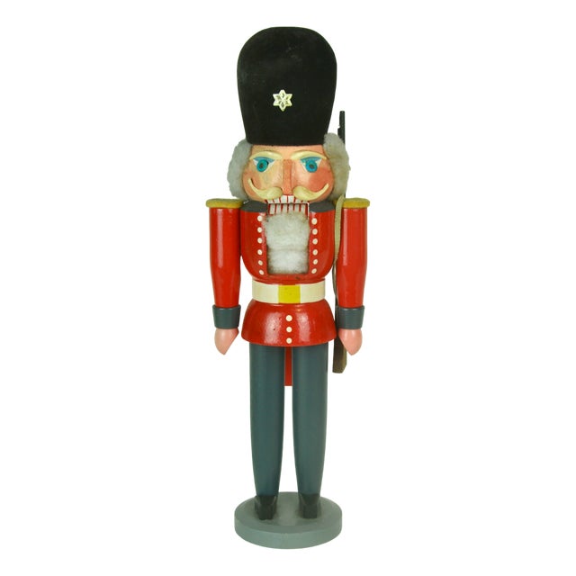 German Nutcracker with Red Jacket, 1960s For Sale