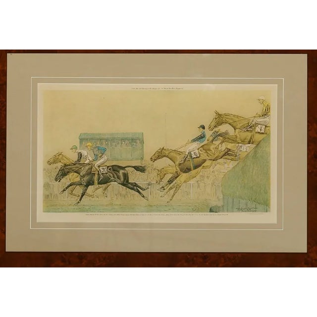 Classic colour plate made especially for Polo Magazine by Paul Desmond Brown pencil signed (LR) 1932 entitled,...