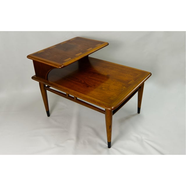 Mid-Century Modern Mid Twentieth Century Lane Acclaim Two Tier Side Table For Sale - Image 3 of 11