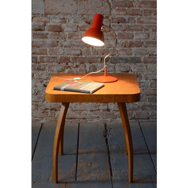 Mid-Century Modern Table Lamp in Chrome by J. Hůrka for Lidokov, Czech, 1960s For Sale - Image 9 of 11