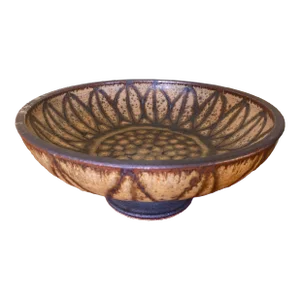 Raul Coronel Studio Footed Bowl Signed Raul '68