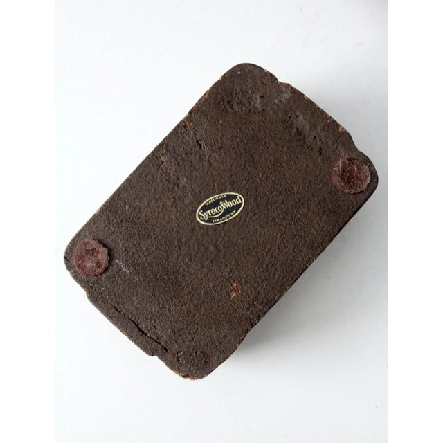 Wood Vintage Syroco Wood Box For Sale - Image 7 of 11