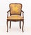 Wood Louis XV Style Walnut Armchairs, Pair For Sale - Image 7 of 10