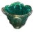 Italian Seguso Murano Green & Gold Aventurine Art Glass Vase. Mid-20th Century. For Sale - Image 3 of 9