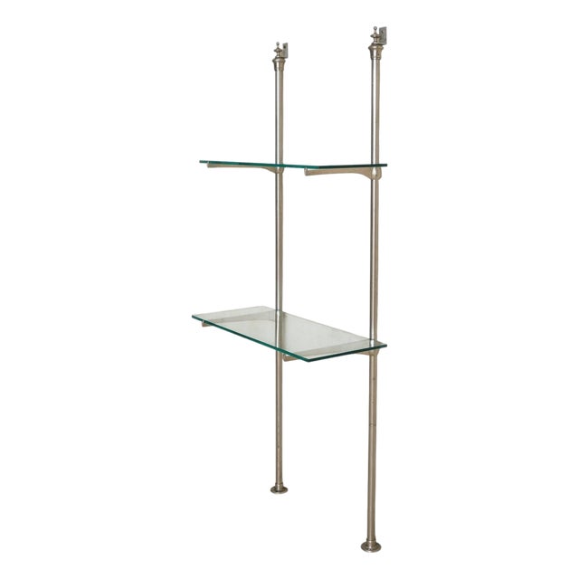 French Art Deco Cast-Metal Etagere Attributed to Siegel, 1930s For Sale
