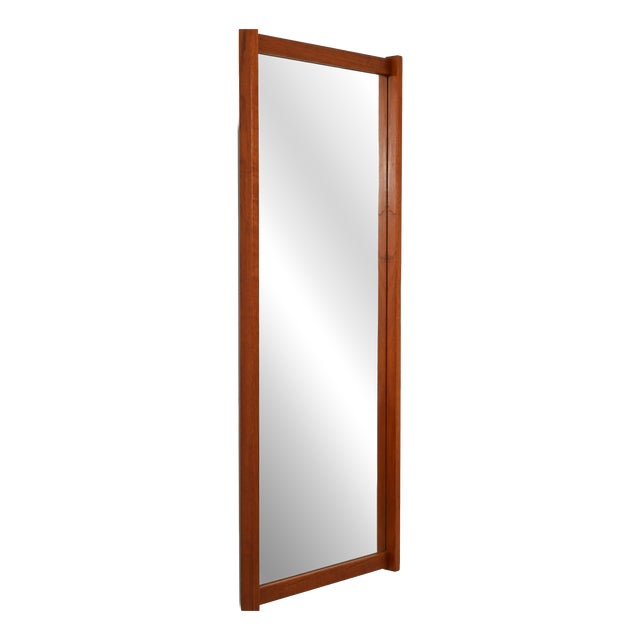 Vintage Scandinavian Teak Mirror, 1960s For Sale
