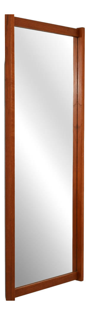 Vintage Scandinavian Teak Mirror, 1960s