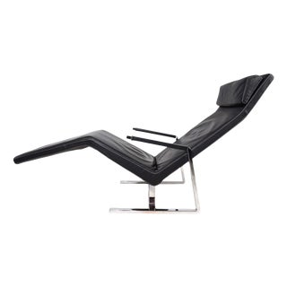 MaRe Leather Lounge Chair by Christophe Marchand for Team by Wellis, 2002 For Sale