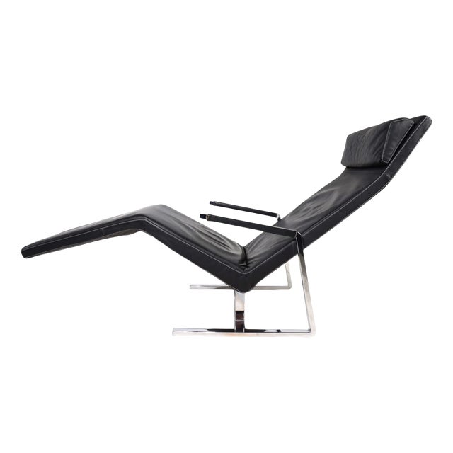 MaRe Leather Lounge Chair by Christophe Marchand for Team by Wellis, 2002 For Sale