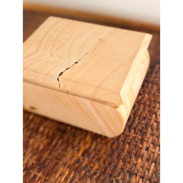 Stone Vintage Travertine Stone Box Handcrafted in Pakistan For Sale - Image 7 of 7