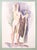 Original, signed figure painting of a standing male nude with a walking stick. This nude figurative painting was created...