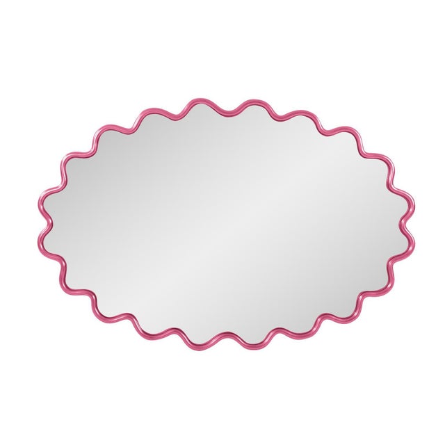 2020s Cloud Mirror Hot Pink For Sale - Image 5 of 11