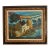 Midcentury Italian Modernist Landscape Oil Painting For Sale
