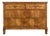 Louis XVI Style Lombard Chest of Drawers in Walnut Burl with Inlaid Floral Motifs, 18th Century For Sale