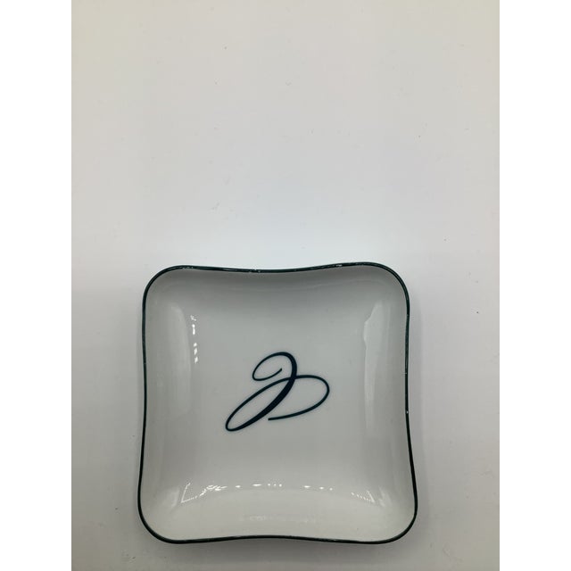 Art Deco Vintage Claridge’s Hotel London C Insignia Porcelain Ashtray Pin Dish Pillivuyt France For Sale - Image 3 of 6