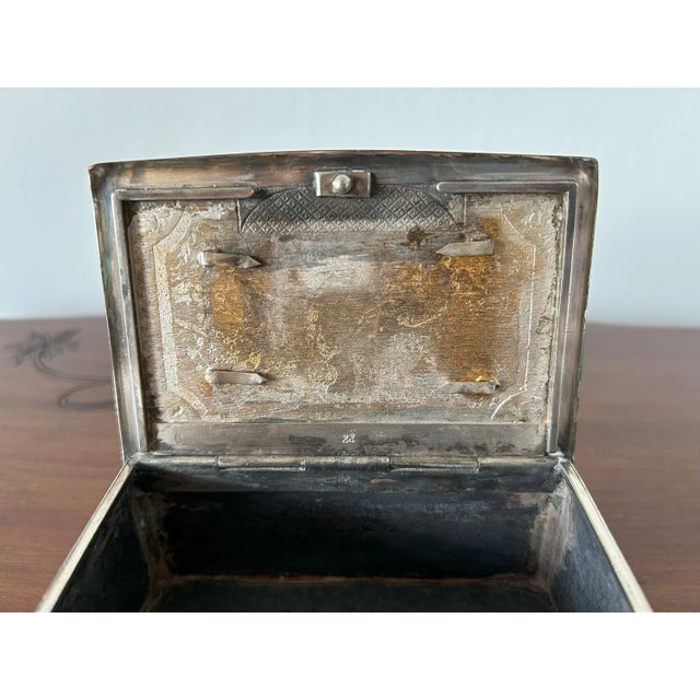 Early 20th Century Silver-Plated Metal Casket from WMF, Germany, 1890s For Sale - Image 15 of 18