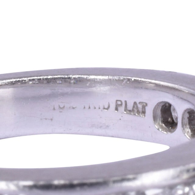 Early 21st Century GIA Certified 2.06 Carat Diamond Center Engagement Ring Size 5.25 For Sale - Image 6 of 6