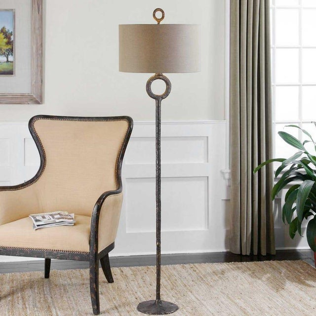 Brutalist Modern Floor Lamp For Sale - Image 4 of 4
